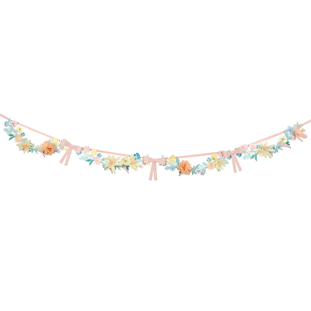 Meri Meri Flower & Bow Garland, Shop Sweet Lulu