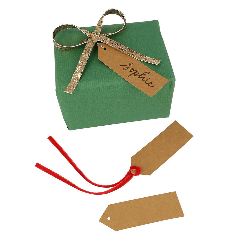 Meri Meri Glitter Bow Gift Tag Set, Shop Sweet Lulu