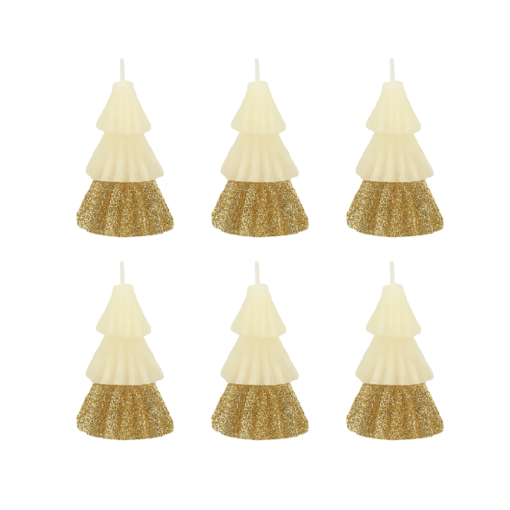 Meri Meri Ivory Mini Tree Candles, Shop Sweet Lulu