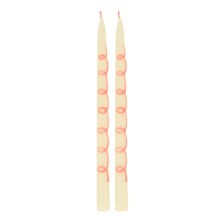 Meri Meri Pink Swirl Taper Candles, Shop Sweet Lulu