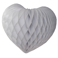 Honeycomb Heart, White - 2 Size Options, Shop Sweet Lulu