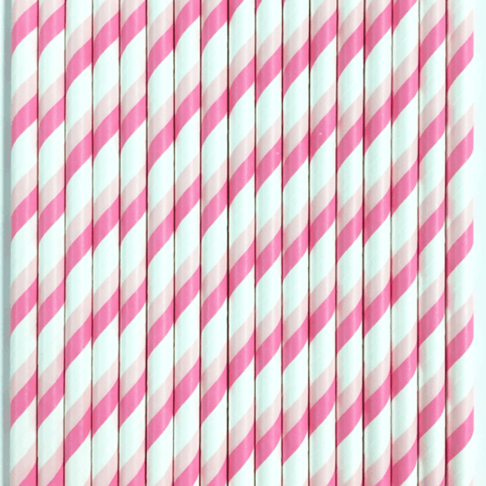 Multi-Colored Striped Paper Straws, 5 Color Options, Shop Sweet Lulu