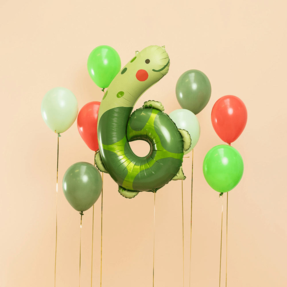 Number 6 Balloon - Turtle, Shop Sweet Lulu