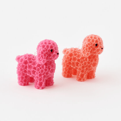 Poodle Candle - 2 Color Options