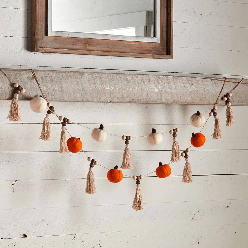 Pumpkin Tassel Garland - 2 Color Options, Shop Sweet Lulu
