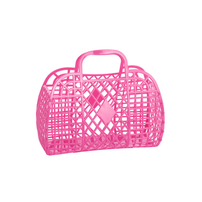 Retro Basket Jelly Bag - Berry Pink, Shop Sweet Lulu