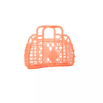 Retro Basket Jelly Bag, Mini - Neon Orange, Shop Sweet Lulu