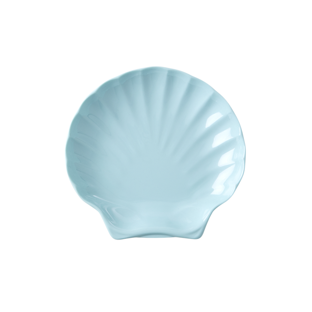 Seashell Dipping Plate - Blue