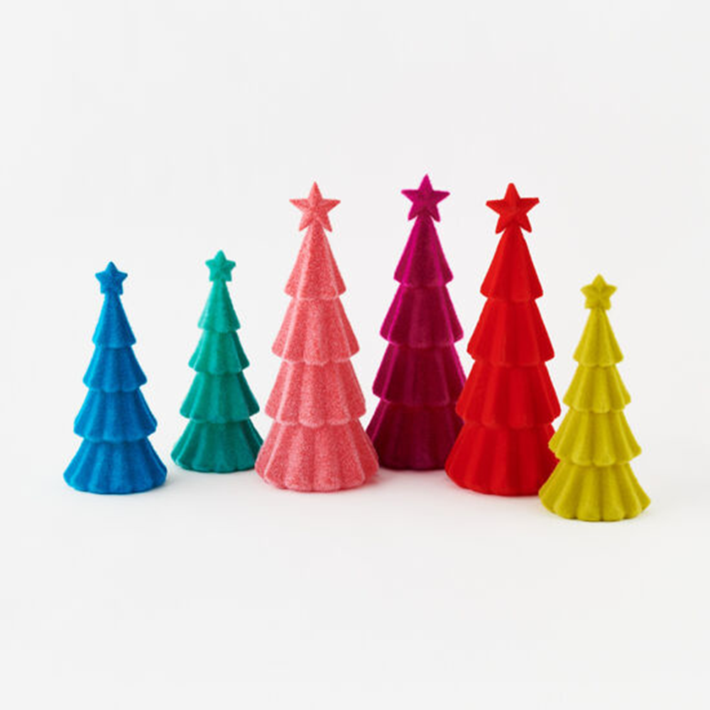 Small Flocked Christmas Tree - 6 Color Options, Shop Sweet Lulu