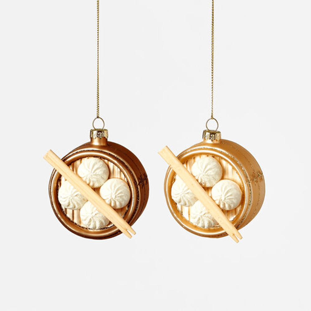 Steam Bun Ornaments - 2 Color Options