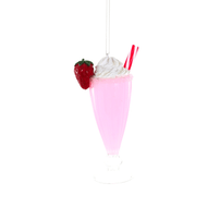 Strawberry Milkshake Ornament - Shop Sweet Lulu