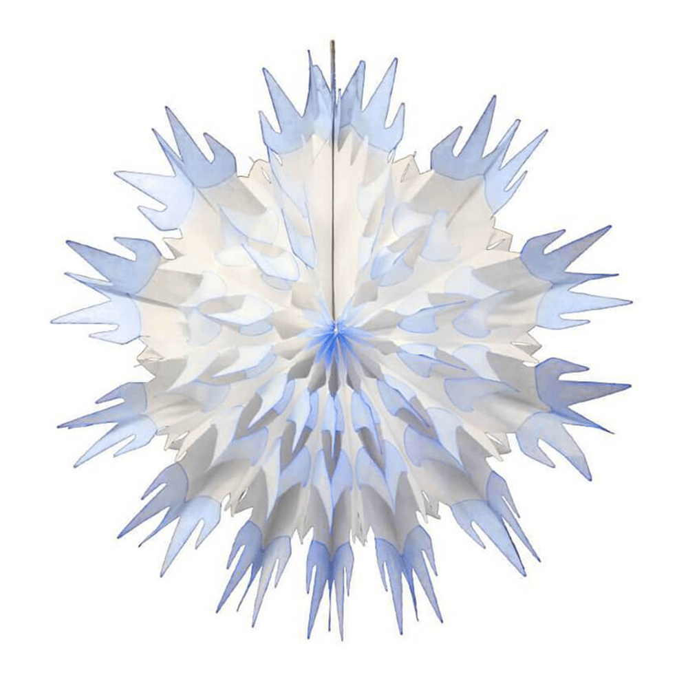 Tissue Paper Snowflake, 27" - Blue & White, Shop Sweet Lulu