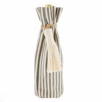 Wine Bag - Gray Stripe, Shop Sweet Lulu