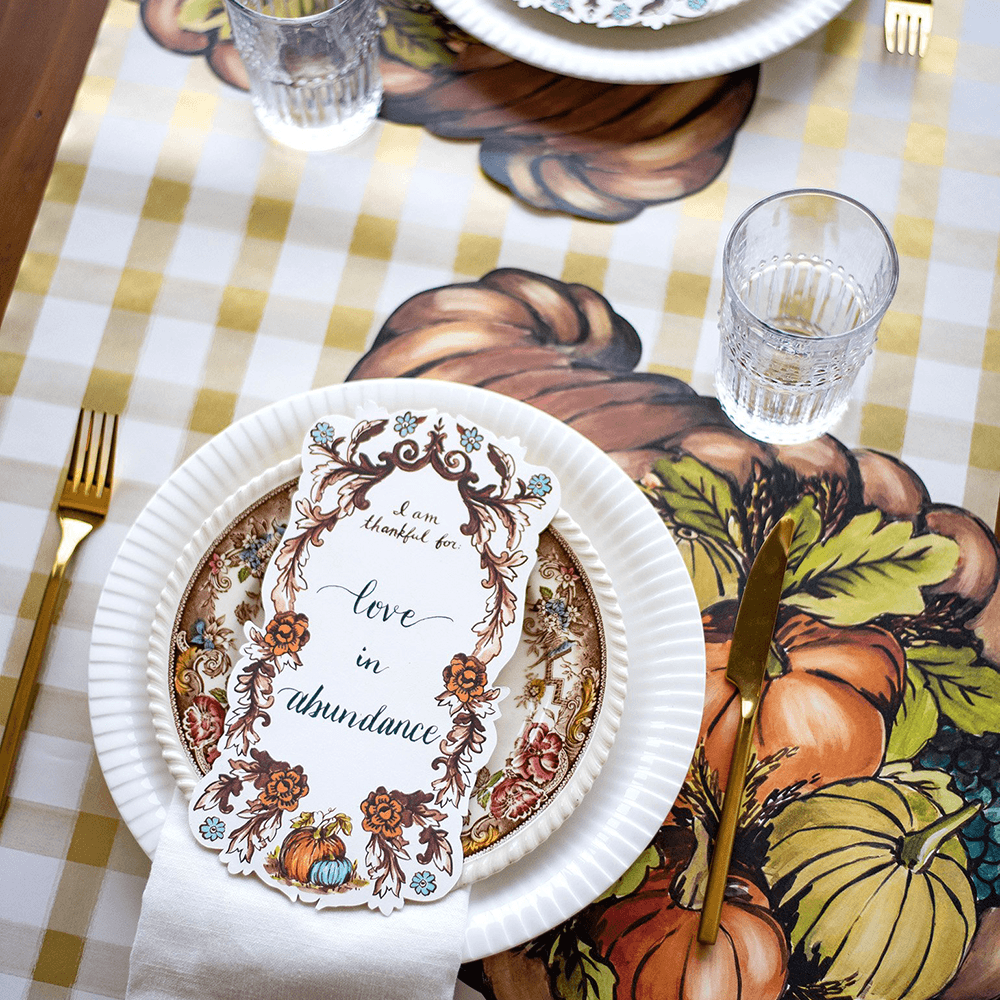"I Am Thankful For..." Table Accent, Jollity & Co