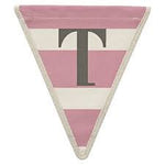 Fabric Bunting Letter T
