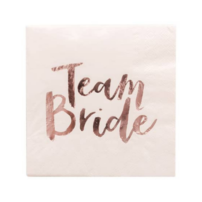 "Team Bride" Large Napkins