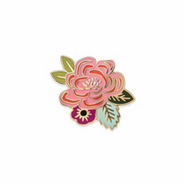 Vintage Rose Enamel Pin