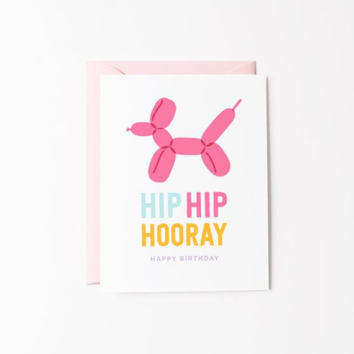 "Hip Hip Hooray" Birthday Card