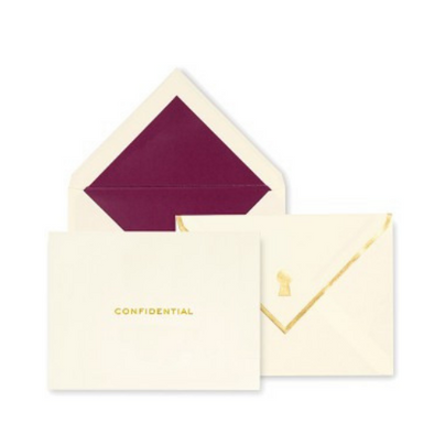 "Confidential" Greeting Cards