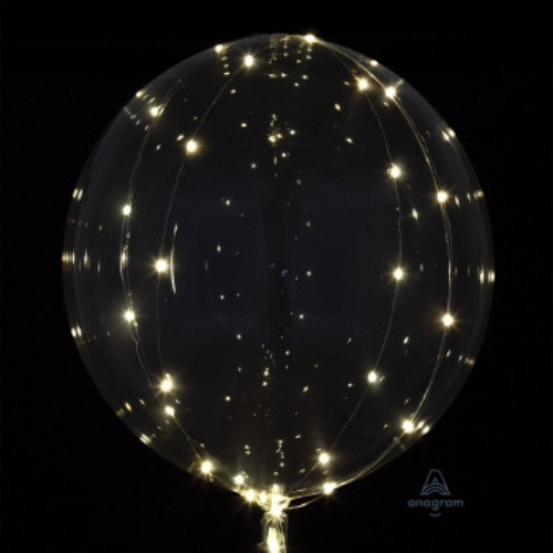 Clear Orbz Balloon with Lights