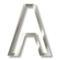 Silver Acrylic Bunting - Letters
