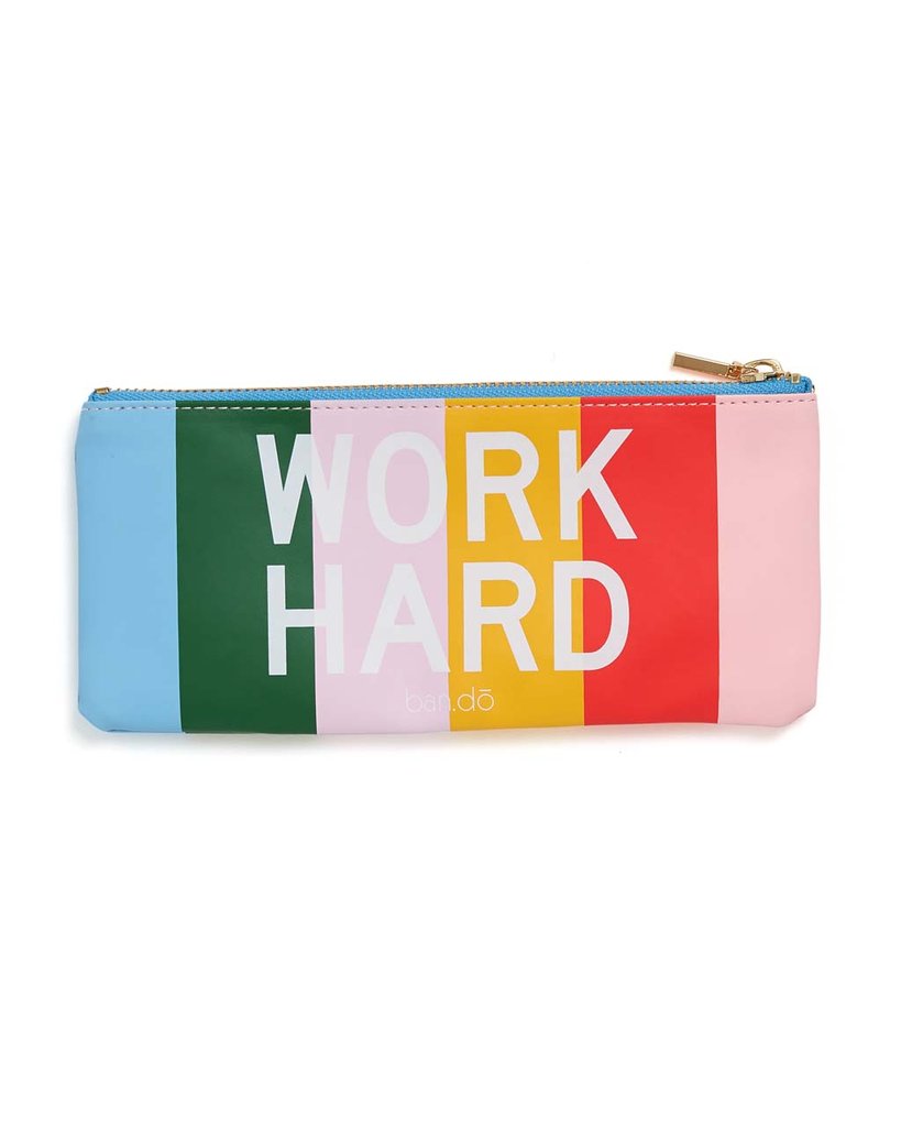Have Fun & Work Hard Pencil Pouch