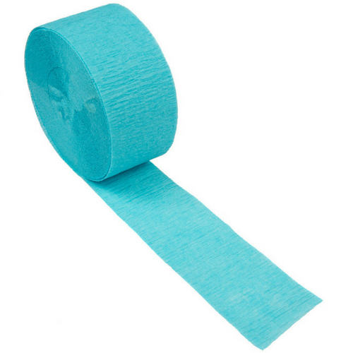 pacific blue crepe paper streamer