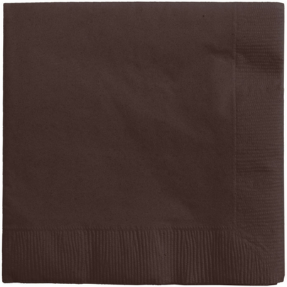 Chocolate Brown Napkins - 2 Size Options