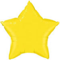 Yellow Star Balloon