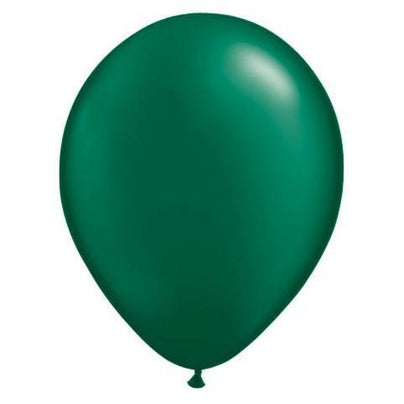 Latex Balloon, Forest Green Pearl