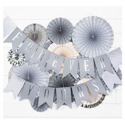 "Forever Yours" Letter Banner
