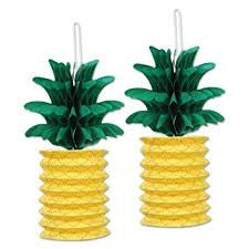 pineapple paper lanterns