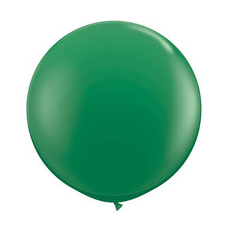 3 Foot Round Balloon, Green, Jollity Co.