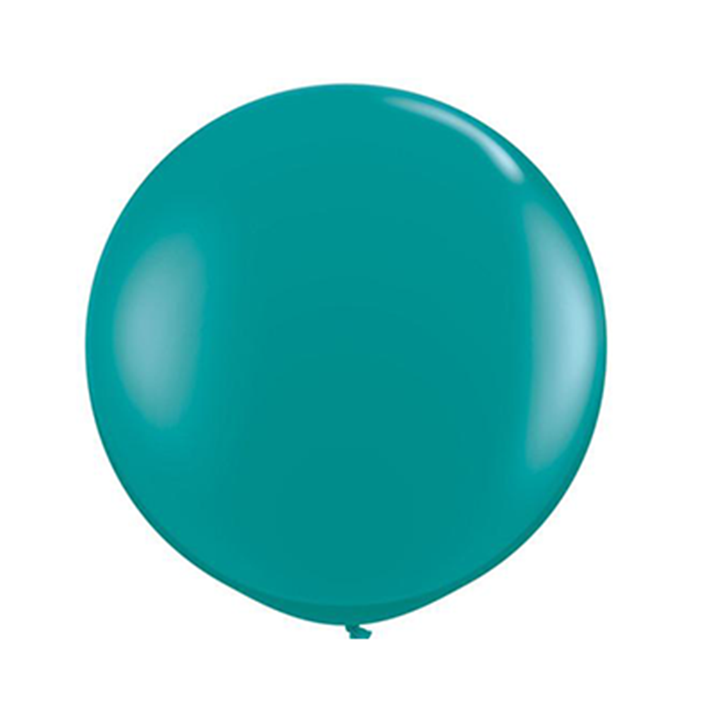 3 Foot Round Balloon, Teal, Jollity Co.