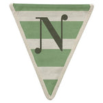 Fabric Bunting Letter N