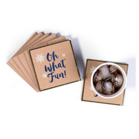 'Oh What Fun' Coasters