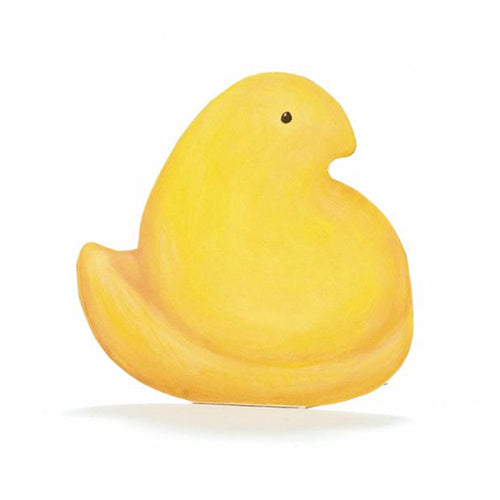 die cut Yellow Peeps Chick Place Card