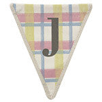 Fabric Bunting Letter J