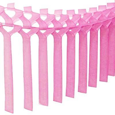 Tissue Streamer Garland - Dusty Rose