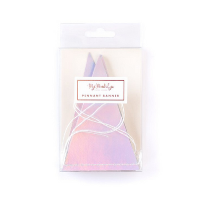 Holographic Pennant Banner