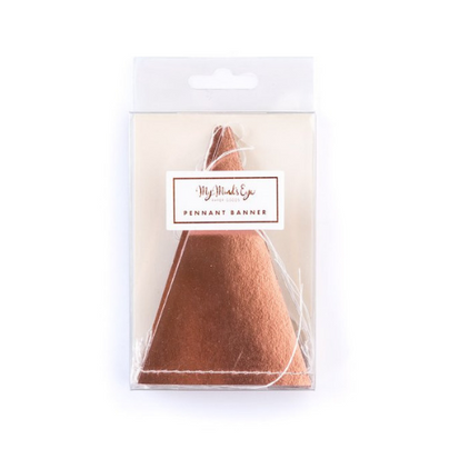 Rose Gold Pennant Banner