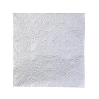 Silver Embossed Large Napkins