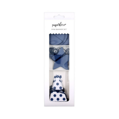 Navy Mini Banner Set