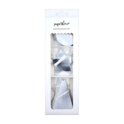 Silver Mini Banner Set