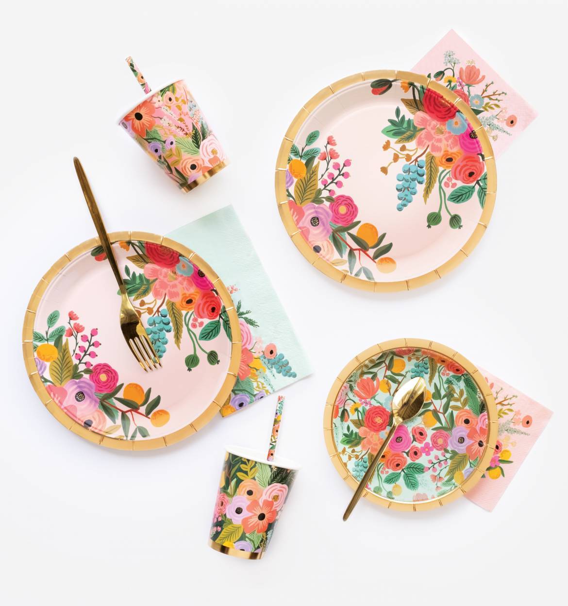 Floral Party Dinner Plates