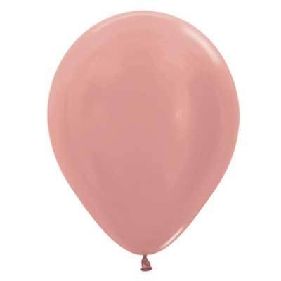11" Latex Balloon, Rose Gold available at Shop Sweet Lulu