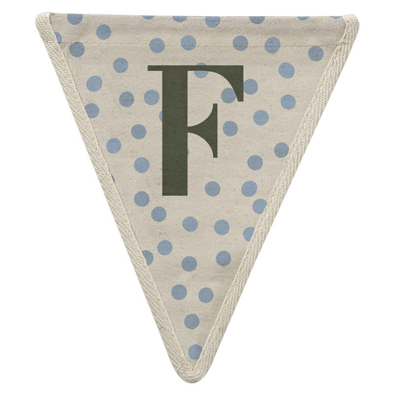 Fabric Bunting Letter F